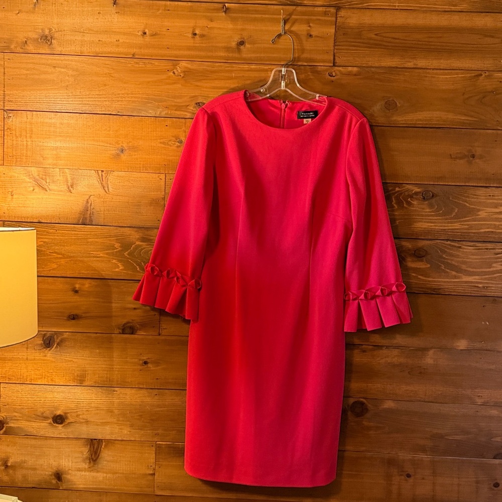 Tahari Bold Pink Dress